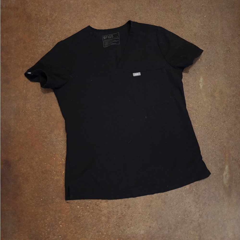 Figs Black Women’s Catarina Scrub top SMALL